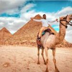 Camel ride on giza pyramids