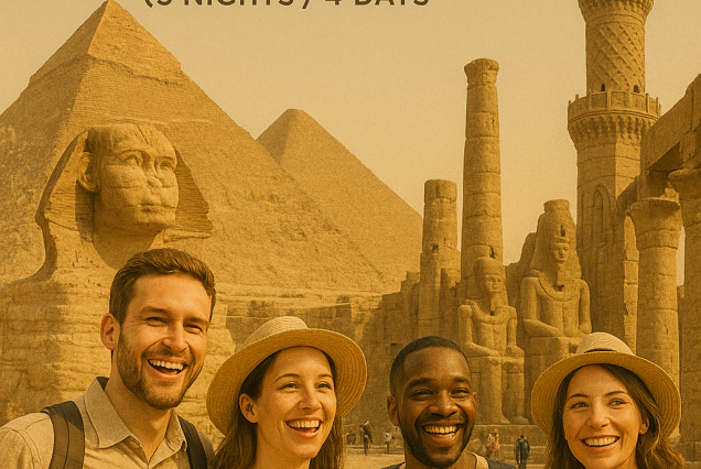 Quick Vacation to Egypt: Cairo Luxor Highlights (3 Nights 4 Days)
